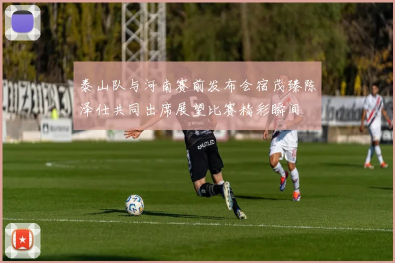 泰山队与河南赛前发布会宿茂臻陈泽仕共同出席展望比赛精彩瞬间